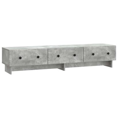 Cabinet TV Gri Beton 147 x 34,5 x 30 cm Lemn prelucrat GartenMobel Dekor