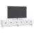Cabinet TV Alb foarte lucios 147 x 34,5 x 30 cm Lemn prelucrat GartenMobel Dekor