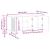 Cabinet TV Gri Beton 99 x 34,5 x 50 cm Lemn prelucrat GartenMobel Dekor