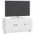 Cabinet TV Alb foarte lucios 99 x 34,5 x 50 cm Lemn prelucrat GartenMobel Dekor