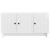 Cabinet TV Alb foarte lucios 99 x 34,5 x 50 cm Lemn prelucrat GartenMobel Dekor