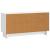 Cabinet TV Alb foarte lucios 99 x 34,5 x 50 cm Lemn prelucrat GartenMobel Dekor