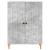 Bufet Gri Beton 66 x 34,5 x 90 cm Lemn prelucrat GartenMobel Dekor
