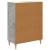 Bufet Gri Beton 66 x 34,5 x 90 cm Lemn prelucrat GartenMobel Dekor