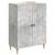Bufet Gri Beton 66 x 34,5 x 90 cm Lemn prelucrat GartenMobel Dekor