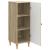 Bufet Stejar Sonoma 33 x 34,5 x 90 cm Lemn prelucrat GartenMobel Dekor