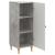 Bufet Gri Beton 33 x 34,5 x 90 cm Lemn prelucrat GartenMobel Dekor
