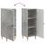 Bufet Gri Beton 33 x 34,5 x 90 cm Lemn prelucrat GartenMobel Dekor