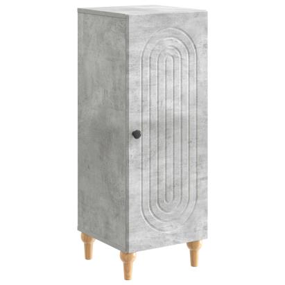 Bufet Gri Beton 33 x 34,5 x 90 cm Lemn prelucrat GartenMobel Dekor