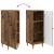 Bufet Lemn vechi 33 x 34,5 x 90 cm Lemn prelucrat GartenMobel Dekor
