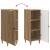 Bufet Stejar Artizanal 33 x 34,5 x 90 cm Lemn prelucrat GartenMobel Dekor