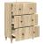 Dulap cu sertare Stejar Sonoma 66 x 34,5 x 90 cm Lemn prelucrat GartenMobel Dekor
