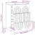Dulap cu sertare Alb foarte lucios 66 x 34,5 x 90 cm GartenMobel Dekor