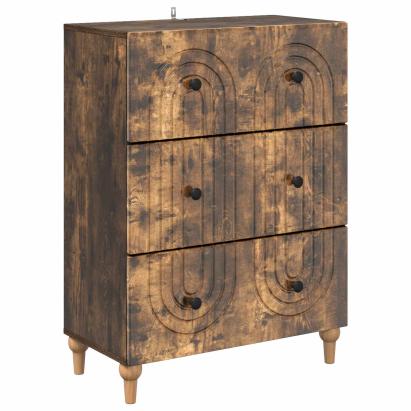Dulap cu sertare Stejar fumuriu 66 x 34,5 x 90 cm GartenMobel Dekor