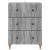 Dulap cu sertare Sonoma gri 66 x 34,5 x 90 cm Lemn prelucrat GartenMobel Dekor