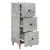 Dulap cu sertare Gri Beton 33 x 34,5 x 90 cm Lemn prelucrat GartenMobel Dekor