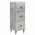 Dulap cu sertare Gri Beton 33 x 34,5 x 90 cm Lemn prelucrat GartenMobel Dekor