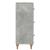 Dulap cu sertare Gri Beton 33 x 34,5 x 90 cm Lemn prelucrat GartenMobel Dekor