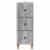 Dulap cu sertare Sonoma gri 33 x 34,5 x 90 cm Lemn prelucrat GartenMobel Dekor