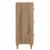 Dulap cu sertare Stejar Artizanal 33 x 34,5 x 90 cm GartenMobel Dekor