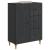 Bufet cu sertar Negru 66 x 34,5 x 90 cm Lemn prelucrat GartenMobel Dekor