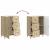 Bufet cu sertar Stejar Sonoma 66 x 34,5 x 90 cm Lemn prelucrat GartenMobel Dekor
