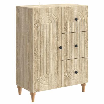 Bufet cu sertar Stejar Sonoma 66 x 34,5 x 90 cm Lemn prelucrat GartenMobel Dekor