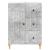 Bufet cu sertar Gri Beton 66 x 34,5 x 90 cm Lemn prelucrat GartenMobel Dekor