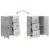 Bufet cu sertar Gri Beton 66 x 34,5 x 90 cm Lemn prelucrat GartenMobel Dekor