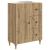 Bufet Stejar Artizanal 66 x 34,5 x 90 cm Lemn prelucrat GartenMobel Dekor