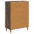 Bufet cu sertar Stejar fumuriu 66 x 34,5 x 90 cm Lemn prelucrat GartenMobel Dekor