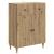 Bufet Stejar Artizanal 66 x 34,5 x 90 cm Lemn prelucrat GartenMobel Dekor
