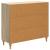 Bufet Stejar Sonoma 89 x 34,5 x 80 cm Lemn prelucrat GartenMobel Dekor