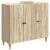 Bufet Stejar Sonoma 89 x 34,5 x 80 cm Lemn prelucrat GartenMobel Dekor