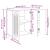 Bufet Gri Beton 89 x 34,5 x 80 cm Lemn prelucrat GartenMobel Dekor