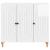 Bufet Alb foarte lucios 89 x 34,5 x 80 cm Lemn prelucrat GartenMobel Dekor