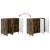 Bufet Stejar fumuriu 89 x 34,5 x 80 cm Lemn prelucrat GartenMobel Dekor