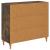 Bufet Stejar fumuriu 89 x 34,5 x 80 cm Lemn prelucrat GartenMobel Dekor