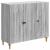 Bufet Sonoma gri 89 x 34,5 x 80 cm Lemn prelucrat GartenMobel Dekor