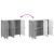Bufet Sonoma gri 89 x 34,5 x 80 cm Lemn prelucrat GartenMobel Dekor