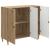 Bufet Stejar Artizanal 89 x 34,5 x 80 cm Lemn prelucrat GartenMobel Dekor