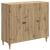 Bufet Stejar Artizanal 89 x 34,5 x 80 cm Lemn prelucrat GartenMobel Dekor