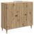 Bufet Stejar Artizanal 89 x 34,5 x 80 cm Lemn prelucrat GartenMobel Dekor