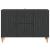 Cabinet TV cu sertar Negru 89 x 34,5 x 60 cm Lemn prelucrat GartenMobel Dekor