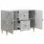 Cabinet TV cu sertar Gri Beton 89 x 34,5 x 60 cm Lemn prelucrat GartenMobel Dekor