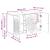 Cabinet TV Stejar fumuriu 89 x 34,5 x 60 cm Lemn prelucrat GartenMobel Dekor