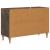 Cabinet TV Stejar fumuriu 89 x 34,5 x 60 cm Lemn prelucrat GartenMobel Dekor