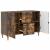 Cabinet TV Stejar fumuriu 89 x 34,5 x 60 cm Lemn prelucrat GartenMobel Dekor