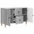 Cabinet TV Sonoma gri 89 x 34,5 x 60 cm Lemn prelucrat GartenMobel Dekor