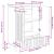 Bufet Alb foarte lucios 66 x 34,5 x 95 cm Lemn prelucrat GartenMobel Dekor